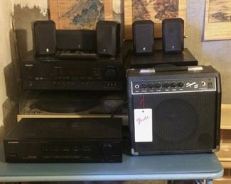Stereo Equipment Including  Kenwood 550 Turntable