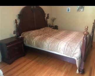 5 piece Cherry wood bedroom set 
Bed, side tables, vanity and dresser
$2,000 