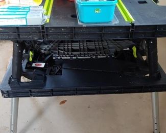 Folding Work Table-Easy Store & Carry
