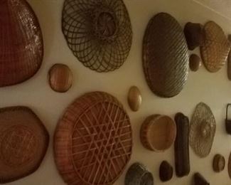 Vintage fish baskets and more. 