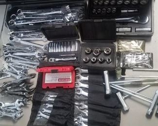 Tons of Craftsman NOS socket / wrench sets. All complete. 