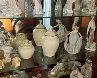 LLadro's - many with the box. All available for pre-sale.  Bear - $38 , #5662 - $75 , #5217 - $39 , #5238 - $48 , #4854 - $40 , #5685 - $125 , #5686  - $95 , #5791 - $75 , #5122 - $65 , #6125 - $59 , # 5722$45 , Tall pair of Goddess $650 , #1445 - $750  , # 5486 - $240  , # 5327 - $95  , #5601 - $150 