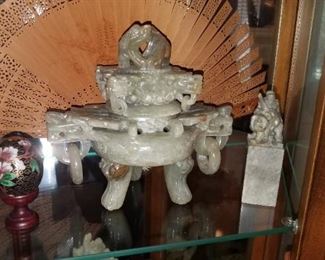 Nice collection of jade figures - Available for pre-sale @ $375.00