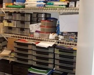 OFFICE IS PACKED !! Every color of  paper , every staple and office tool is here!! 