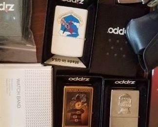 Zippo lighter collection 
