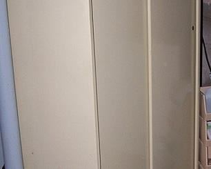 Large metal storage cabinet