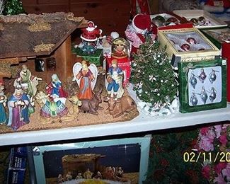 Nativity, holiday items