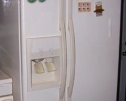 Whirlpool side by side refrigerator