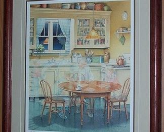 Signed and numbered Charles Peterson print "Homework"