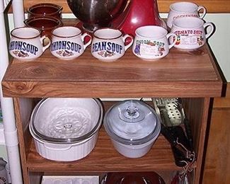 Kitchenaid mixer, microwave cart