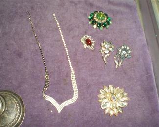 sterling and costume jewelry