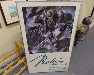 Rodin Rediscovered 1981-1982 Poster