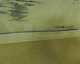 Close up of Signature