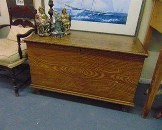 Grain Painted Blanket Chest