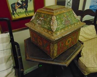 Antique Painted Document Box