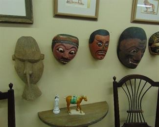 Antique Wall Masks