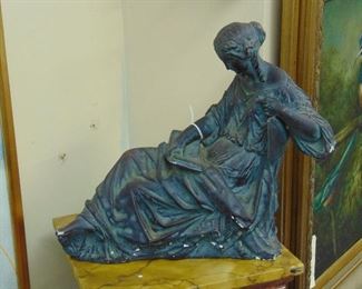 Vintage Plaster Statue