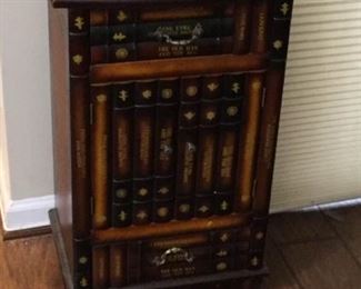 Fun Faux Bookcase Cabinet https://ctbids.com/#!/description/share/332963