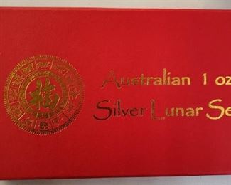 Australian 1 Ounce Silver Lunar Set