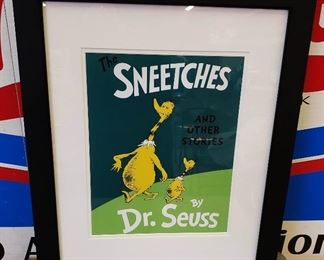 Dr. Seuss "The Sneetches" Store Display, Framed