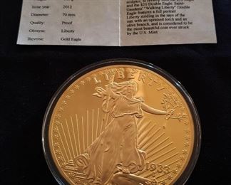 1933 Gold Double Eagle Proof Gold Layered Coin