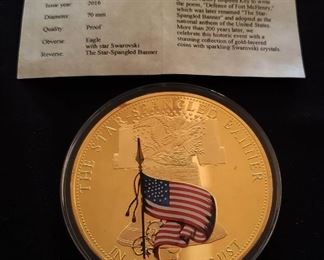 Eagle Gold Layered Coin