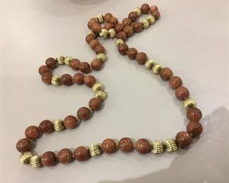 Goldstone beads