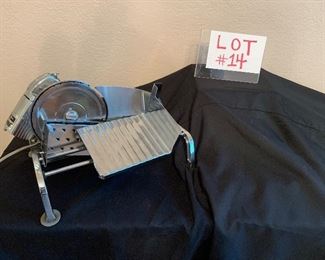 Electr-o-matic food slicer 1025v  $12