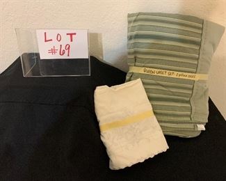 queen sheet set 2 pillowcases $9