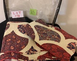 King quilt and 2 shams $16