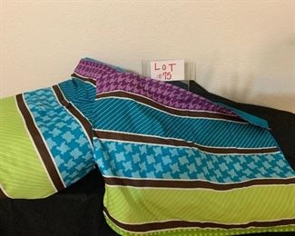 Twin comforter plus sham $12