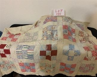 lap quilt needs lots of work $15