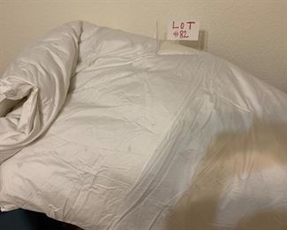 King size down comforter plus duvet cover $28