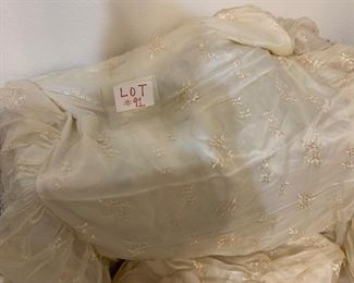 Banquet tablecloth made for a wedding 1962  $18