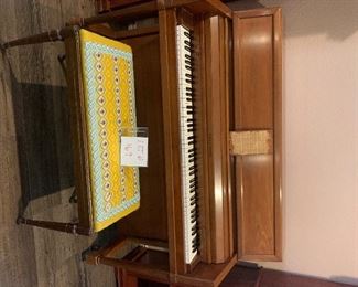 Kohler & Campbell upright piano with bench  45" tall 58" wide 25.5" deep $225
