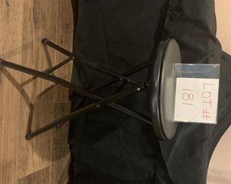foldable black stool $5