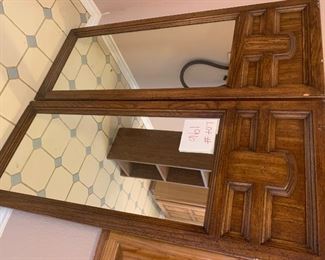 2 mirrors 51" tall 20" wide $18