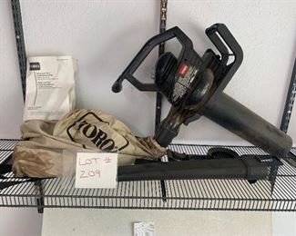 Toro super blower model # 51573-51591 $18