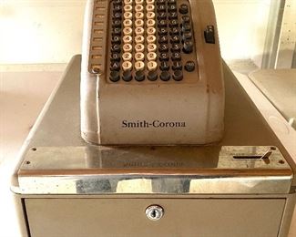 Vintage Smith-Corona cash register