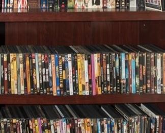 Lots of Dvds and Book on CD