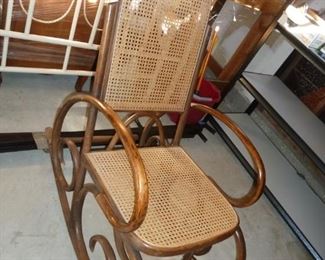 cane rocker in nice condition