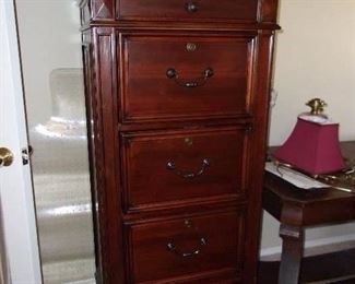 Wood File Cabinet, newer