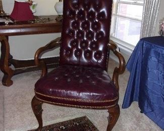 Queen Ann Open Arm Chair