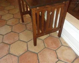 Mission style Library Table