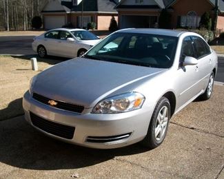 2006 Chevy 4-door Impala with less than 29000 actual miles. Two new front tires. Clean.