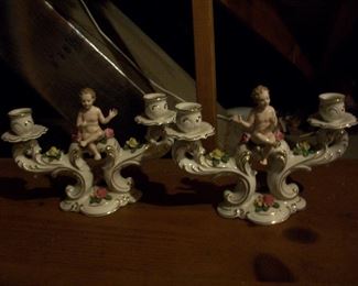 Dresden candelabras