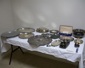 Silver plate pieces