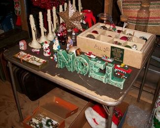 Some of the Christmas decs