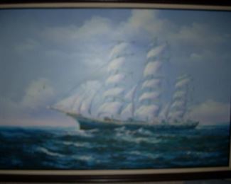 Ship sailing 