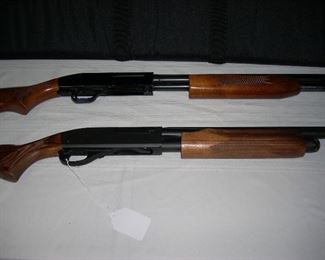 Remington 870 20 gauge 2 3/4,   Mossberg 410 gauge shot gun.